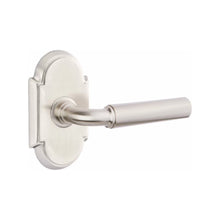 Load image into Gallery viewer, MANNING (MNG) PRIVACY (BED/BATH) LEVER WITH 2-3/8" BACKSET AND 1/4" ROUND FACEPLATE AND STRIKEPLATE