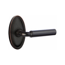 Load image into Gallery viewer, MANNING (MNG) PRIVACY (BED/BATH) LEVER WITH 2-3/8" BACKSET AND 1/4" ROUND FACEPLATE AND STRIKEPLATE