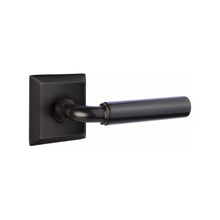 Load image into Gallery viewer, MANNING (MNG) PRIVACY (BED/BATH) LEVER WITH 2-3/8" BACKSET AND 1/4" ROUND FACEPLATE AND STRIKEPLATE