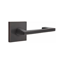Load image into Gallery viewer, EMPOWERED MOTORIZED TOUCHSCREEN KEYPAD ENTRY SET BADEN GRIP (EMP0103) OIL RUBBED BRONZE (US10B) W/ 2-3/8" BACKSET AND 1/4" ROUND FACEPLATE AND STRIKEPLATE W/ INTERIOR LEVER