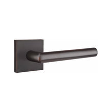 Load image into Gallery viewer, EMPOWERED MOTORIZED TOUCHSCREEN KEYPAD ENTRY SET BADEN GRIP (EMP0103) OIL RUBBED BRONZE (US10B) W/ 2-3/8" BACKSET AND 1/4" ROUND FACEPLATE AND STRIKEPLATE W/ INTERIOR LEVER