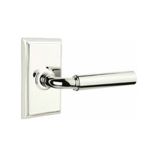 Load image into Gallery viewer, MANNING (MNG) PRIVACY (BED/BATH) LEVER WITH 2-3/8" BACKSET AND 1/4" ROUND FACEPLATE AND STRIKEPLATE