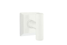 Load image into Gallery viewer, THE ACE (ACE) PRIVACY (BED/BATH) KNOB WITH 2-3/8" BACKSET AND 1/4" ROUND FACEPLATE AND STRIKEPLATE