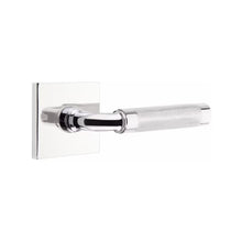 Load image into Gallery viewer, R-BAR KNURLED (RA.KN) PASSAGE (HALL/CLOSET) LEVER WITH 2-3/8" BACKSET AND 1/4" ROUND FACEPLATE AND STRIKEPLATE