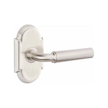 Load image into Gallery viewer, MANNING (MNG) PASSAGE (HALL/CLOSET) LEVER WITH 2-3/8" BACKSET AND 1/4" ROUND FACEPLATE AND STRIKEPLATE