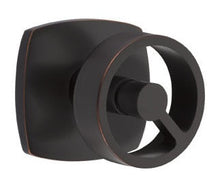 Load image into Gallery viewer, SPOKE (SPK) PRIVACY (BED/BATH) KNOB WITH 2-3/8" BACKSET AND 1/4" ROUND FACEPLATE AND STRIKEPLATE