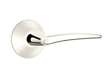 Load image into Gallery viewer, POSEIDON (POS) PASSAGE (HALL/CLOSET) LEVER WITH 2-3/8" BACKSET AND 1/4" ROUND FACEPLATE AND STRIKEPLATE