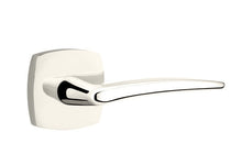 Load image into Gallery viewer, POSEIDON (POS) PRIVACY (BED/BATH) LEVER WITH 2-3/8" BACKSET AND 1/4" ROUND FACEPLATE AND STRIKEPLATE