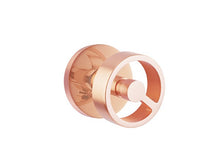 Load image into Gallery viewer, SPOKE (SPK) PRIVACY (BED/BATH) KNOB WITH 2-3/8" BACKSET AND 1/4" ROUND FACEPLATE AND STRIKEPLATE