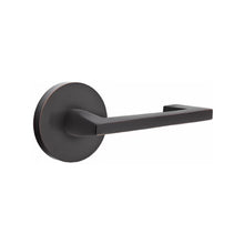 Load image into Gallery viewer, ARGOS (AG) PASSAGE (HALL/CLOSET) LEVER WITH 2-3/8" BACKSET AND 1/4" ROUND FACEPLATE AND STRIKEPLATE
