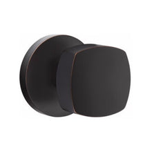 Load image into Gallery viewer, FREESTONE (FRK) PRIVACY (BED/BATH) KNOB WITH 2-3/8" BACKSET AND 1/4" ROUND FACEPLATE AND STRIKEPLATE