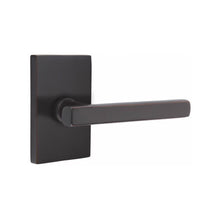 Load image into Gallery viewer, FREESTONE (FRL) PASSAGE (HALL/CLOSET) LEVER WITH 2-3/8" BACKSET AND 1/4" ROUND FACEPLATE AND STRIKEPLATE