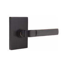 Load image into Gallery viewer, ASTON (AST) PRIVACY (BED/BATH) LEVER WITH 2-3/8" BACKSET AND 1/4" ROUND FACEPLATE AND STRIKEPLATE