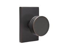 Load image into Gallery viewer, BERN (BN) PASSAGE (HALL/CLOSET) KNOB WITH 2-3/8" BACKSET AND 1/4" ROUND FACEPLATE AND STRIKEPLATE