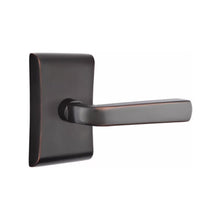 Load image into Gallery viewer, SION (SIO) PASSAGE (HALL/CLOSET) LEVER WITH 2-3/8" BACKSET AND 1/4" ROUND FACEPLATE AND STRIKEPLATE