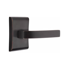 Load image into Gallery viewer, BRESLIN (BRL) PRIVACY (BED/BATH) LEVER WITH 2-3/8" BACKSET AND 1/4" ROUND FACEPLATE AND STRIKEPLATE