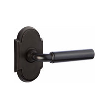 Load image into Gallery viewer, MANNING (MNG) PASSAGE (HALL/CLOSET) LEVER WITH 2-3/8" BACKSET AND 1/4" ROUND FACEPLATE AND STRIKEPLATE