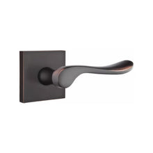 Load image into Gallery viewer, LUZERN (LU) PRIVACY (BED/BATH) LEVER WITH 2-3/8" BACKSET AND 1/4" ROUND FACEPLATE AND STRIKEPLATE