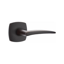 Load image into Gallery viewer, POSEIDON (POS) PASSAGE (HALL/CLOSET) LEVER WITH 2-3/8" BACKSET AND 1/4" ROUND FACEPLATE AND STRIKEPLATE