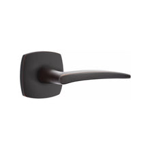 Load image into Gallery viewer, POSEIDON (POS) PRIVACY (BED/BATH) LEVER WITH 2-3/8" BACKSET AND 1/4" ROUND FACEPLATE AND STRIKEPLATE