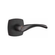 Load image into Gallery viewer, TRITON (TRT) PRIVACY (BED/BATH) LEVER WITH 2-3/8" BACKSET AND 1/4" ROUND FACEPLATE AND STRIKEPLATE