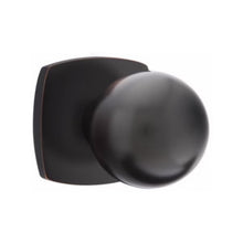 Load image into Gallery viewer, ORB (OR) PASSAGE (HALL/CLOSET) KNOB WITH 2-3/8" BACKSET AND 1/4" ROUND FACEPLATE AND STRIKEPLATE