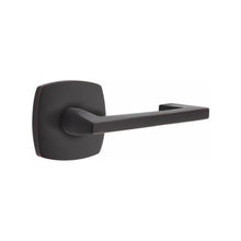 Load image into Gallery viewer, ARGOS (AG) PRIVACY (BED/BATH) LEVER WITH 2-3/8" BACKSET AND 1/4" ROUND FACEPLATE AND STRIKEPLATE