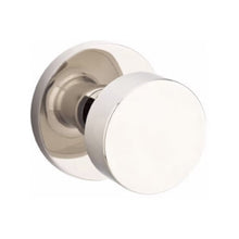 Load image into Gallery viewer, ROUND (ROU) PRIVACY (BED/BATH) KNOB WITH 2-3/8" BACKSET AND 1/4" ROUND FACEPLATE AND STRIKEPLATE