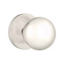 Load image into Gallery viewer, ORB (OR) PRIVACY (BED/BATH) KNOB WITH 2-3/8" BACKSET AND 1/4" ROUND FACEPLATE AND STRIKEPLATE