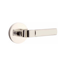 Load image into Gallery viewer, ASTON (AST) PRIVACY (BED/BATH) LEVER WITH 2-3/8" BACKSET AND 1/4" ROUND FACEPLATE AND STRIKEPLATE