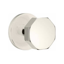 Load image into Gallery viewer, OCTAGON (OCT) PASSAGE (HALL/CLOSET) KNOB WITH 2-3/8" BACKSET AND 1/4" ROUND FACEPLATE AND STRIKEPLATE