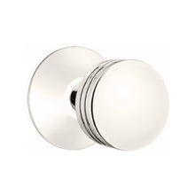 Load image into Gallery viewer, BERN (BN) PASSAGE (HALL/CLOSET) KNOB WITH 2-3/8" BACKSET AND 1/4" ROUND FACEPLATE AND STRIKEPLATE