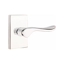 Load image into Gallery viewer, LUZERN (LU) PRIVACY (BED/BATH) LEVER WITH 2-3/8" BACKSET AND 1/4" ROUND FACEPLATE AND STRIKEPLATE