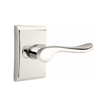 Load image into Gallery viewer, LUZERN (LU) PASSAGE (HALL/CLOSET) LEVER WITH 2-3/8" BACKSET AND 1/4" ROUND FACEPLATE AND STRIKEPLATE