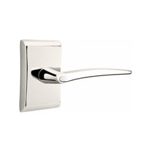 Load image into Gallery viewer, POSEIDON (POS) PASSAGE (HALL/CLOSET) LEVER WITH 2-3/8" BACKSET AND 1/4" ROUND FACEPLATE AND STRIKEPLATE