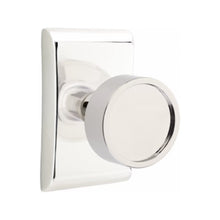 Load image into Gallery viewer, VERVE (VR) PASSAGE (HALL/CLOSET) KNOB WITH 2-3/8" BACKSET AND 1/4" ROUND FACEPLATE AND STRIKEPLATE
