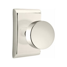 Load image into Gallery viewer, ROUND (ROU) PASSAGE (HALL/CLOSET) KNOB WITH 2-3/8" BACKSET AND 1/4" ROUND FACEPLATE AND STRIKEPLATE
