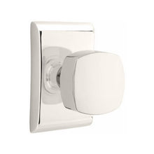 Load image into Gallery viewer, FREESTONE (FRK) PRIVACY (BED/BATH) KNOB WITH 2-3/8" BACKSET AND 1/4" ROUND FACEPLATE AND STRIKEPLATE