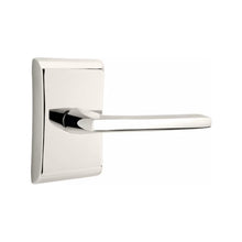 Load image into Gallery viewer, HELIOS (HLO) PRIVACY (BED/BATH) LEVER WITH 2-3/8" BACKSET AND 1/4" ROUND FACEPLATE AND STRIKEPLATE