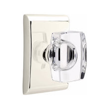 Load image into Gallery viewer, WINDSOR GLASS (WS) DUMMY (PAIR) KNOB WITH MODERN ROSETTE