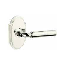 Load image into Gallery viewer, MANNING (MNG) PASSAGE (HALL/CLOSET) LEVER WITH 2-3/8" BACKSET AND 1/4" ROUND FACEPLATE AND STRIKEPLATE