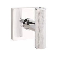 Load image into Gallery viewer, THE ACE KNURLED (ACEKN) PRIVACY (BED/BATH) KNOB WITH 2-3/8" BACKSET AND 1/4" ROUND FACEPLATE AND STRIKEPLATE