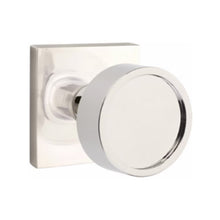 Load image into Gallery viewer, VERVE (VR) PRIVACY (BED/BATH) KNOB WITH 2-3/8" BACKSET AND 1/4" ROUND FACEPLATE AND STRIKEPLATE