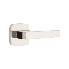 Load image into Gallery viewer, DUMONT (DT) PRIVACY (BED/BATH) LEVER WITH 2-3/8" BACKSET AND 1/4" ROUND FACEPLATE AND STRIKEPLATE