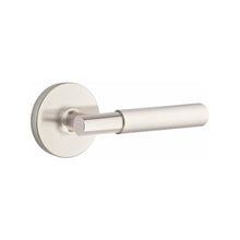 Load image into Gallery viewer, MYLES (MYL) PASSAGE (HALL/CLOSET) LEVER WITH 2-3/8" BACKSET AND 1/4" ROUND FACEPLATE AND STRIKEPLATE