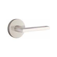 Load image into Gallery viewer, HELIOS (HLO) PASSAGE (HALL/CLOSET) LEVER WITH 2-3/8" BACKSET AND 1/4" ROUND FACEPLATE AND STRIKEPLATE