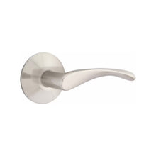 Load image into Gallery viewer, TRITON (TRT) PRIVACY (BED/BATH) LEVER WITH 2-3/8" BACKSET AND 1/4" ROUND FACEPLATE AND STRIKEPLATE