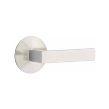 Load image into Gallery viewer, DUMONT (DT) PRIVACY (BED/BATH) LEVER WITH 2-3/8" BACKSET AND 1/4" ROUND FACEPLATE AND STRIKEPLATE