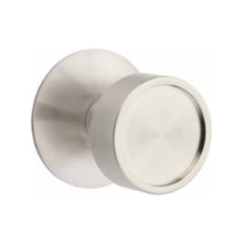 Load image into Gallery viewer, VERVE (VR) PRIVACY (BED/BATH) KNOB WITH 2-3/8" BACKSET AND 1/4" ROUND FACEPLATE AND STRIKEPLATE