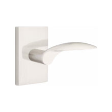 Load image into Gallery viewer, MERCURY (MC) PASSAGE (HALL/CLOSET) LEVER WITH 2-3/8" BACKSET AND 1/4" ROUND FACEPLATE AND STRIKEPLATE